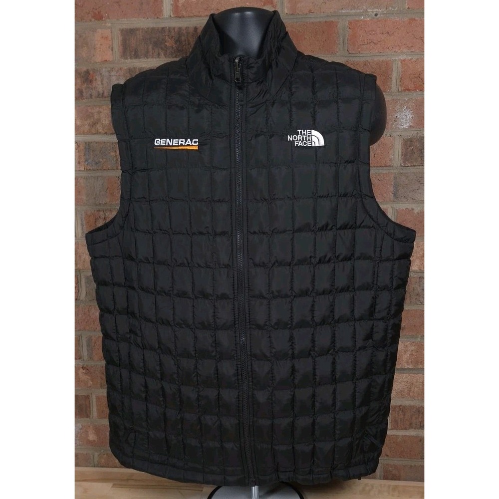 The North Face NF0A8A51 ThermoBall Insulated Vest Jacket XL Black Generac Logo